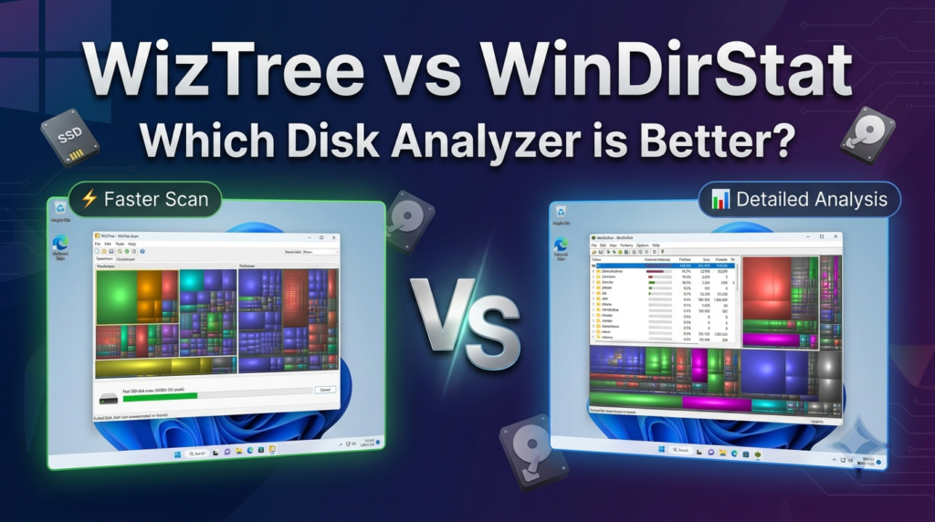 WizTree Review (2026): My Real Windows Experience, Speed Test, Features & Final Verdict 4 WizTree vs WinDirStat
