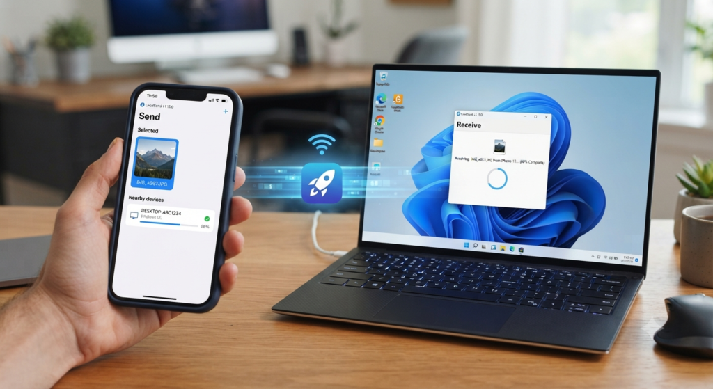LocalSend Download (2026): Complete Guide to Install, Set Up & Securely Transfer Files Across Windows, Android, iPhone, Mac & Linux 3 Can LocalSend Transfer Files Between iPhone & Windows
