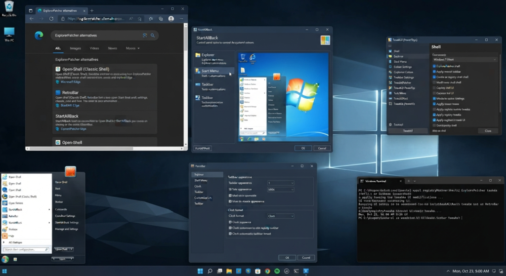 ExplorerPatcher Windows 11 Review: Powerful Taskbar Tweaks & Features 5 ExplorerPatcher Alternatives