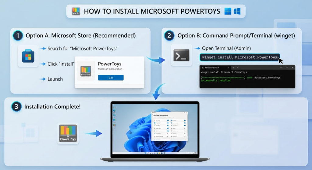 PowerToys Download Guide for Windows 11 & 10: How I Use Its Best Hidden Features (2026) 2 How Do I Install PowerToys on Windows 11 or Windows 10