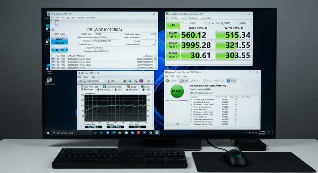Is there free software that you recommend I use to test my hard drives