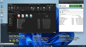 NanaZip Download for Windows 11 & 10 Easy Installation, Features, Review & 7-Zip Comparison