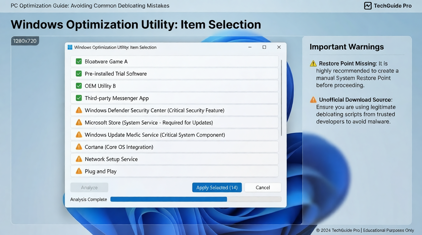 Windows 11 Debloater (2026): Complete Guide to Remove Bloatware, Improve Performance & Speed Up Your PC Safely 4 Tips for Safely Debloating Windows 11