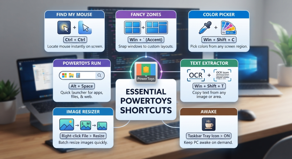 PowerToys Download Guide for Windows 11 & 10: How I Use Its Best Hidden Features (2026) 4 Which PowerToys Features Are Easy to Overlook